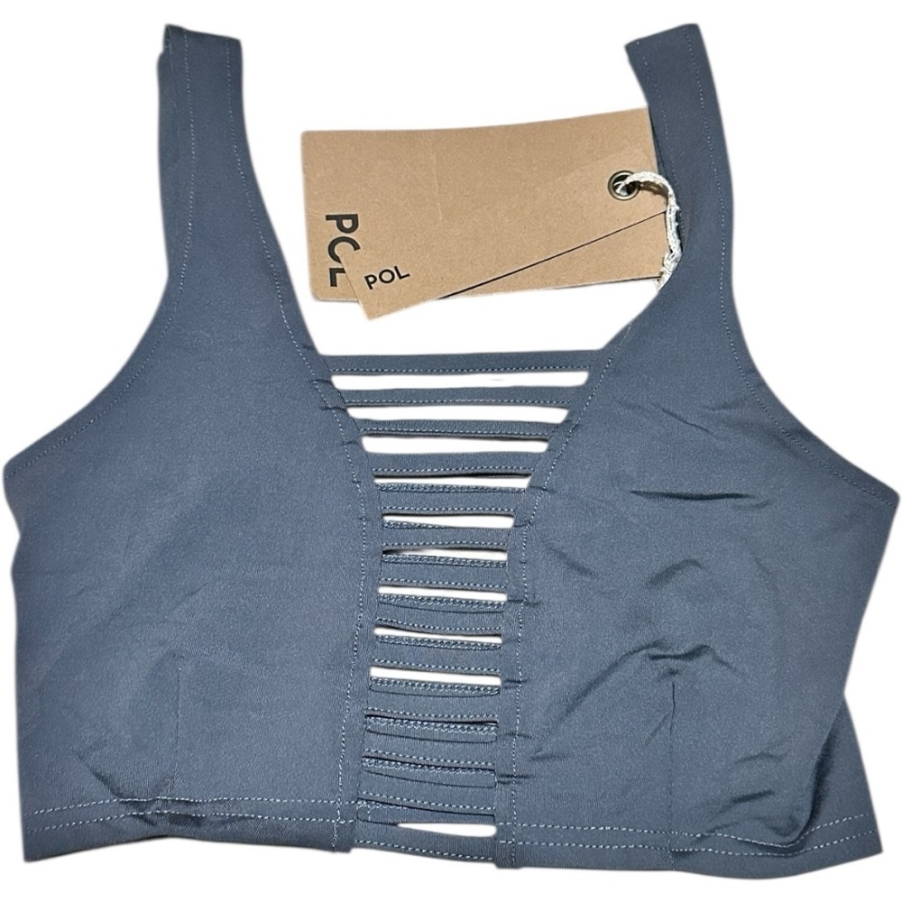 Gray Strappy Bralette Women's Size Small - Picture 8 of 9